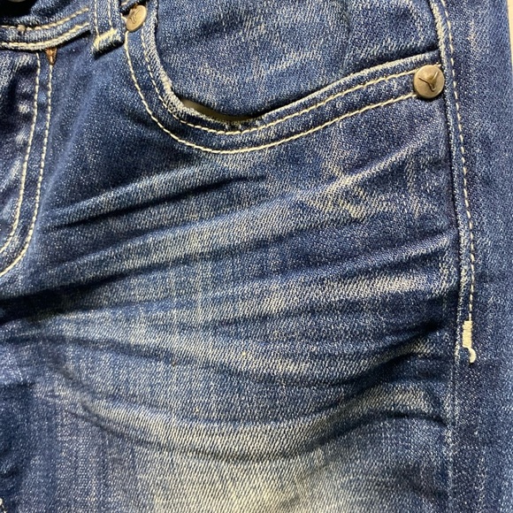 Vigoss Studio Size 0 25 Jeans Girls Womens Boot Cut Jeans Medium Wash low rise - Picture 9 of 11